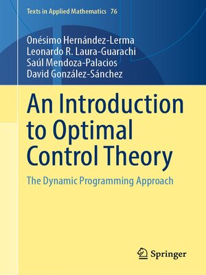 cover image of An Introduction to Optimal Control Theory